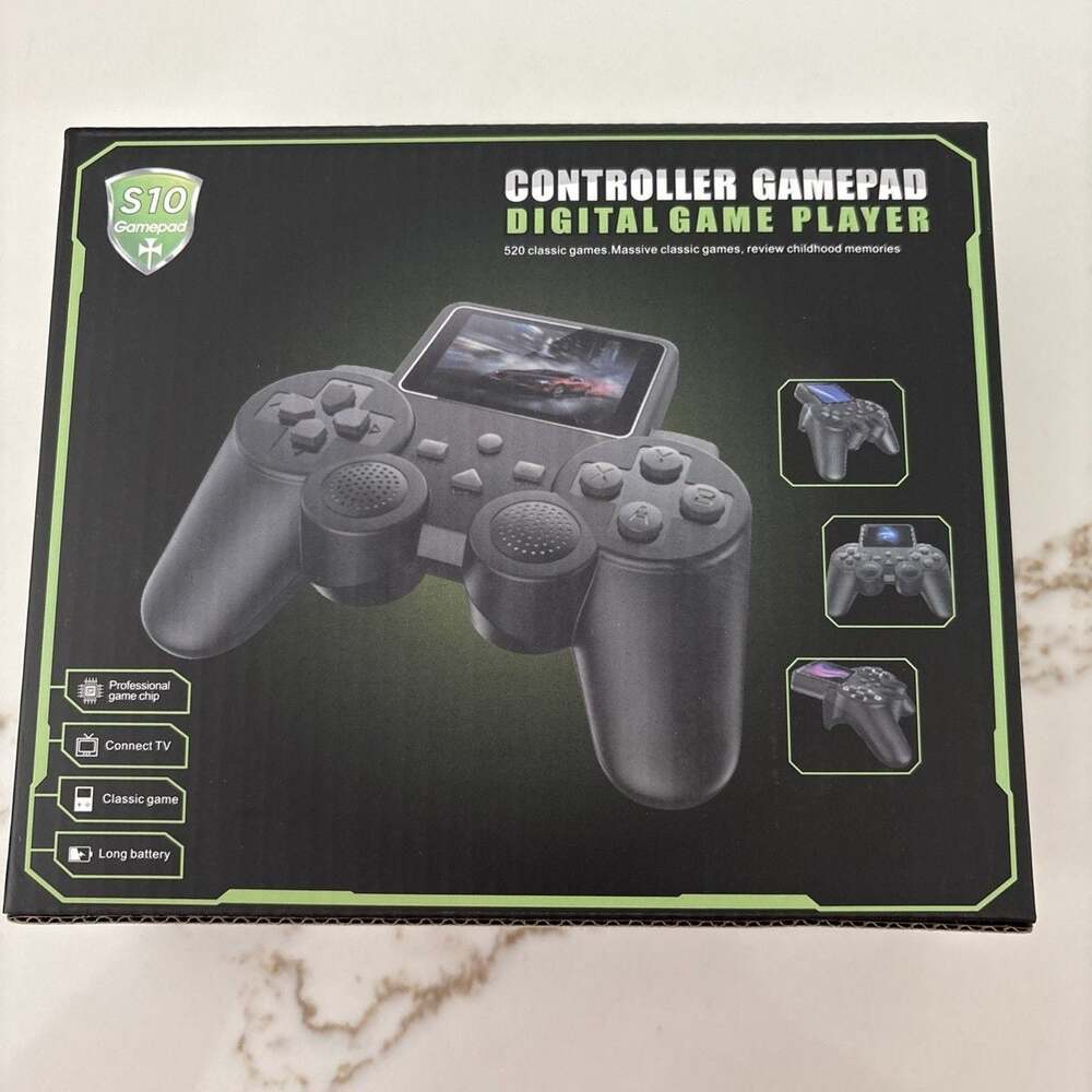 S10 Handheld Game Console Controller Gamepad Digital Game Player with 520 Games